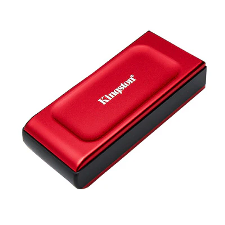 Disco duro 2TB SSD Externo | Kingston XS1000R (USB 3.2 Gen 2, Rojo) 1