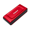 Disco duro 2TB SSD Externo | Kingston XS1000R (USB 3.2 Gen 2, Rojo)