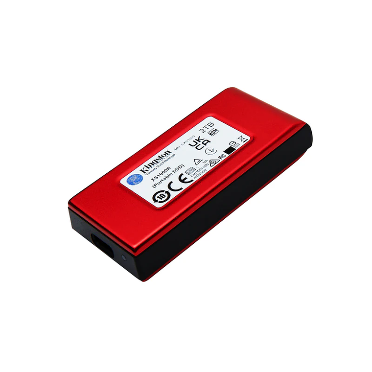 Disco duro 1TB SSD Externo | Kingston XS1000R (USB 3.2 Gen 2, Rojo) 3
