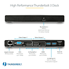 Docking Thunderbolt 3 StarTech (2x 4K 60Hz Monitor TB3 con DP, HDMI & 1080p VGA - 85W Power)