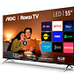 Televisor 55“ 4K UHD Smart TV AOC Roku LED  - Miniatura 2