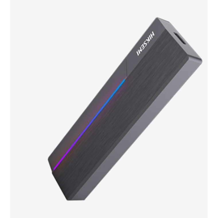 Cofre para SSD M.2 Hiksemi MDR1 Aura RGB (NVMe/SATA, USB-C, Gris) 2