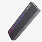 Cofre para SSD M.2 Hiksemi MDR1 Aura RGB (NVMe/SATA, USB-C, Gris) - Miniatura 2