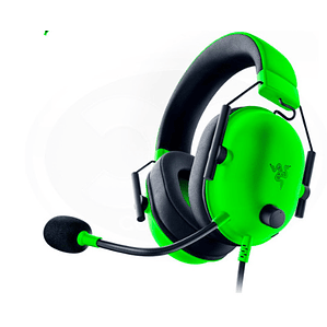 Auricular Razer BlackShark V2 X - cableado - conector de 3,5 mm - aislamiento de ruido - verde razer