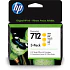Cartucho de tinta HP 712 color Amarillo (3 pack)