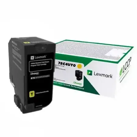 Cartucho de Toner Lexmark 78C4UY0 color Amarillo