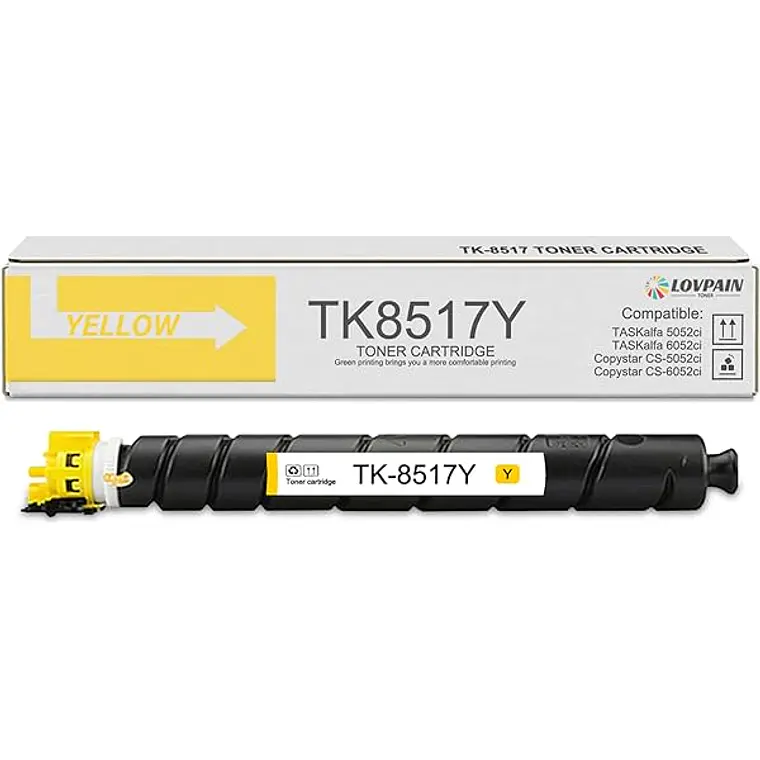 Cartucho de toner Kyocera TK-8517Y color Amarillo 1