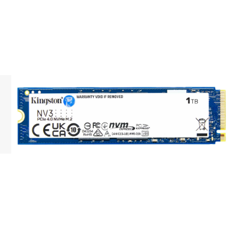 Disco Duro 1TB interno SSD | Kingston NV3 M.2 2280 NVMe 2
