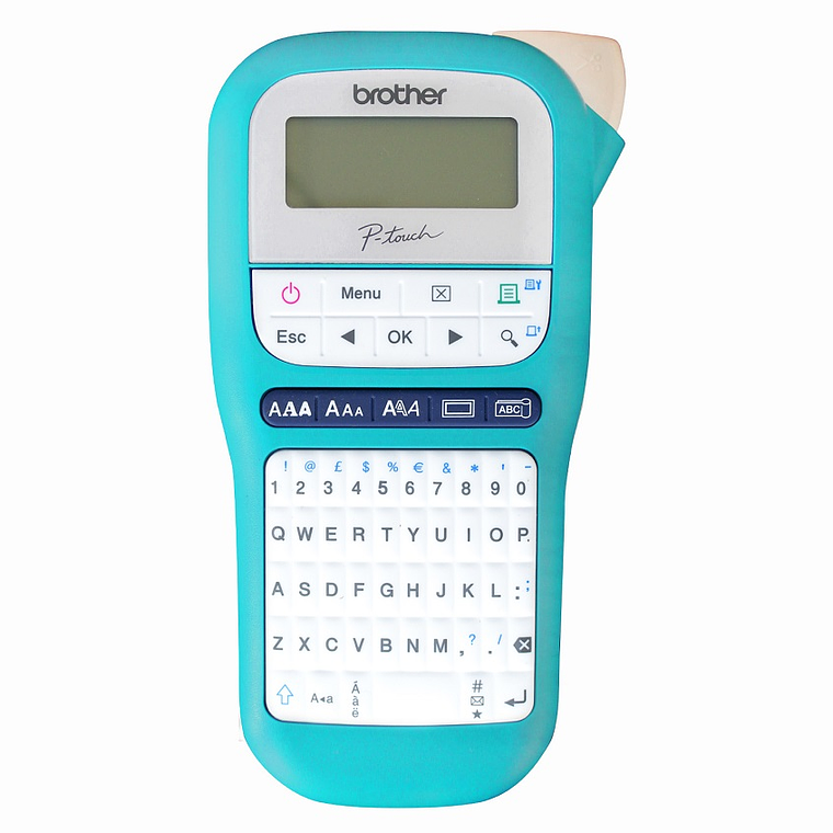 Rotuladora Brother PT-H110TB | Portátil Color Turquesa 1
