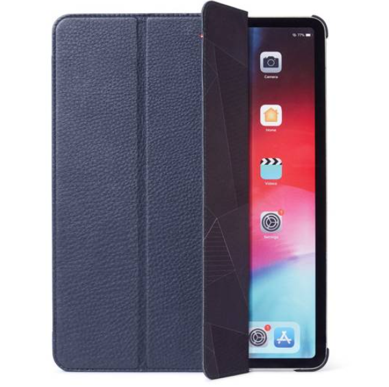 Funda folio slim cuero vegano para iPad 11va gen Decoded Azul Marino
