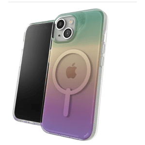 Funda dura Milan Snap con Magsafe para iPhone 15 Gear4 Transparente Iridescent