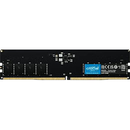 Memoria ram 16GB DDR5 4800Mhz CL40 UDimm Crucial
