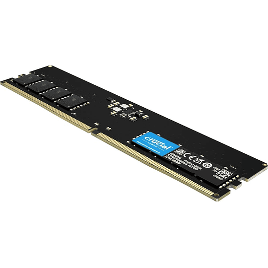 Memoria ram 16GB DDR5 4800Mhz CL40 UDimm Crucial