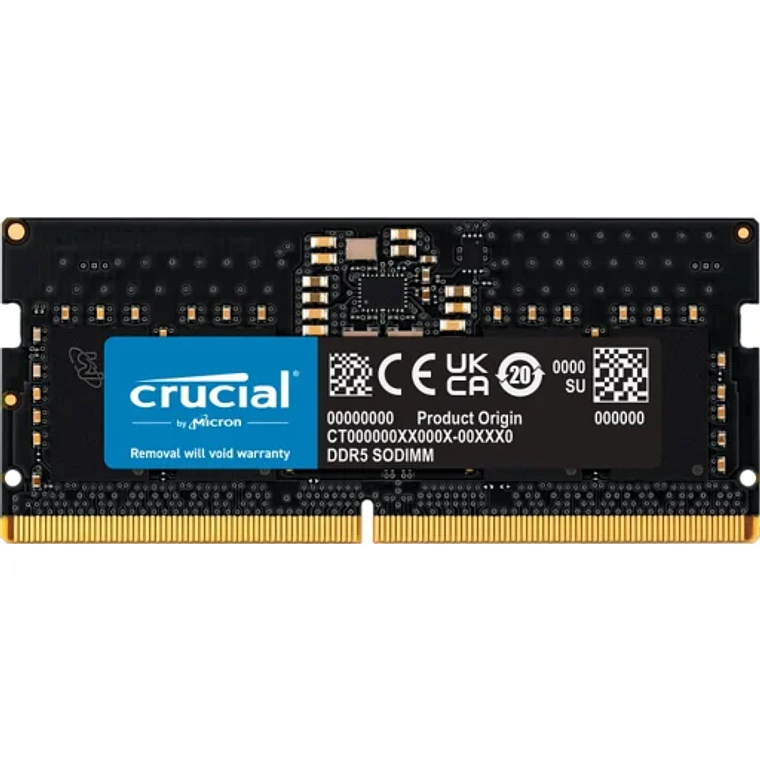 Memoria ram 8GB DDR5 5600Mhz CL46 SoDimm Crucial 1