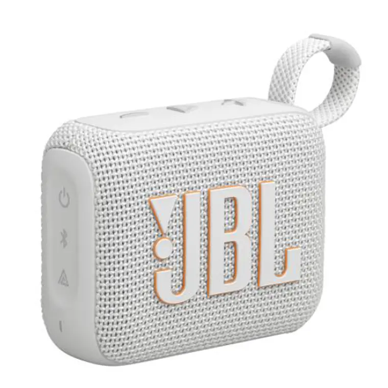 Parlante Ultraportátil JBL Go 4, Hasta 7 horas, 4.2W, Resistente Polvo y agua, Auracast™, Blanco 1