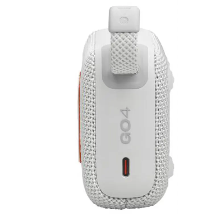 Parlante Ultraportátil JBL Go 4, Hasta 7 horas, 4.2W, Resistente Polvo y agua, Auracast™, Blanco 3