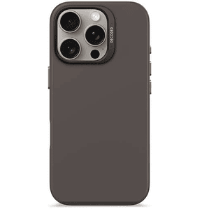 Funda silicona antimicrobial Magsafe iPhone 16 Pro Decoded negro