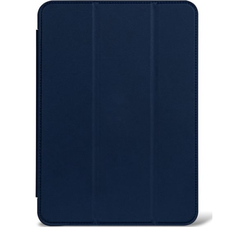 Funda folio slim cuero vegano para iPad Pro 11 5ta Gen  Decoded Azul Marino 1