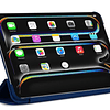 Funda folio slim cuero vegano para iPad Pro 11 5ta Gen  Decoded Azul Marino