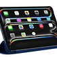 Funda folio slim cuero vegano para iPad Pro 11 5ta Gen  Decoded Azul Marino - Miniatura 2