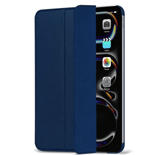 Funda folio slim cuero vegano para iPad Pro 11 5ta Gen  Decoded Azul Marino