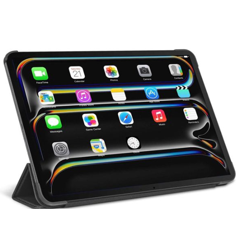 Funda folio slim cuero vegano para iPad Pro 11 5ta Gen Decoded Gris 2