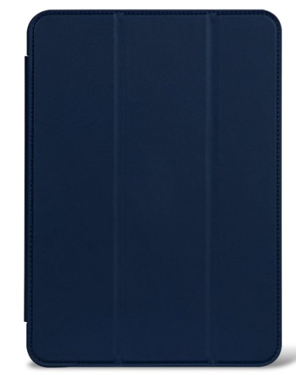 Funda folio slim cuero vegano para iPad Air 10.9 6ta gen Decoded Azul Marino