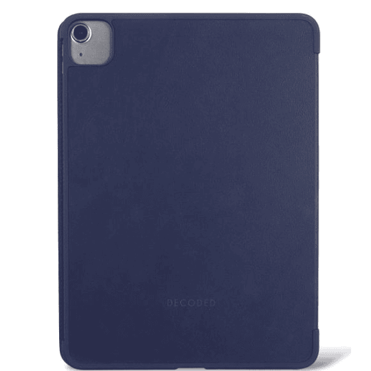 Funda folio slim cuero vegano para iPad Air 10.9 6ta gen Decoded Azul Marino