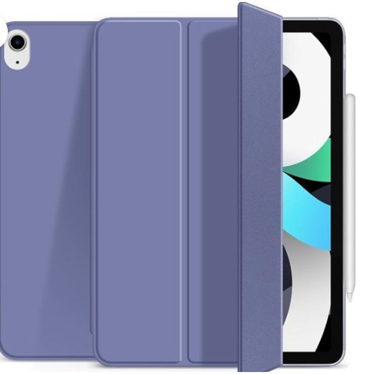 Funda folio slim cuero vegano para iPad Air 10.9 6ta gen  Decoded Lavanda 1