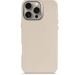 Funda cuero Magsafe iPhone 16 Pro Max Decoded gris