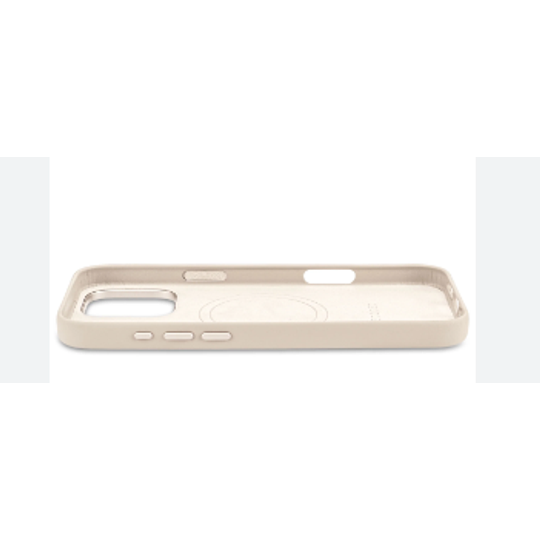 Funda cuero Magsafe iPhone 16 Pro Max Decoded gris 3