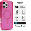 Funda Milan Snap Magsafe iPhone 16 Pro Max Zagg rosa glitter