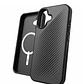 Funda Luxe Snap Magsafe iPhone 16 Zagg negro - Miniatura 1