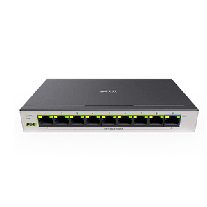 Switch 10 puertos Nexxt VertexV900P 9 Port POE+ Gigabit Switch 120W