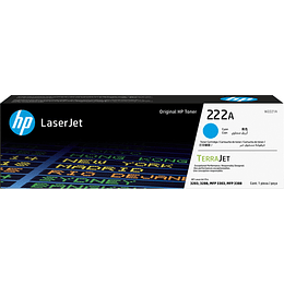 Cartucho de Toner HP 222A color Cian Original LaserJet