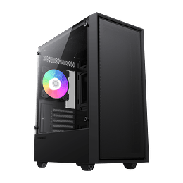 Gabinete Gamer Storm Black | M-ATX con panel de vidrio templado