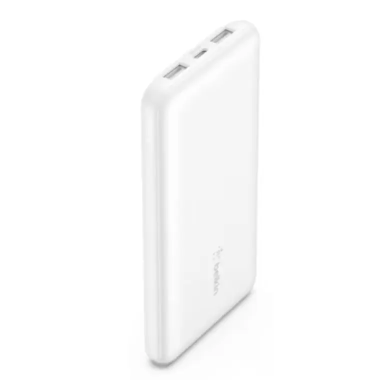 Batería 10.000 mAh 2xUSB-A 1xUSB-C 15W Belkin blanco 1