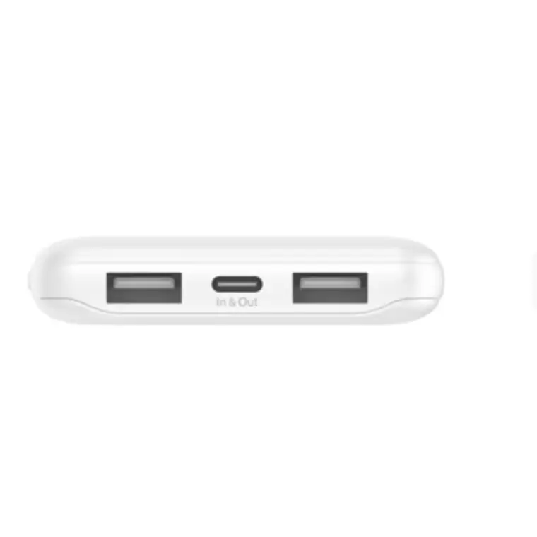Batería 10.000 mAh 2xUSB-A 1xUSB-C 15W Belkin blanco 3