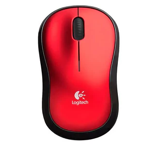 Mouse Inalambrico Logitech M185 Rojo