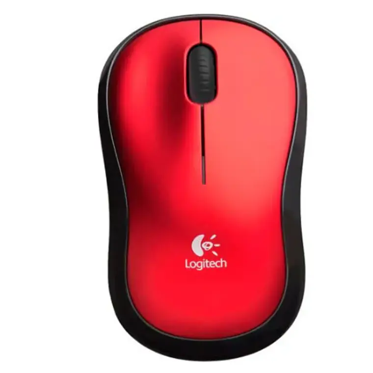 Mouse Inalambrico Logitech M185 Rojo 1