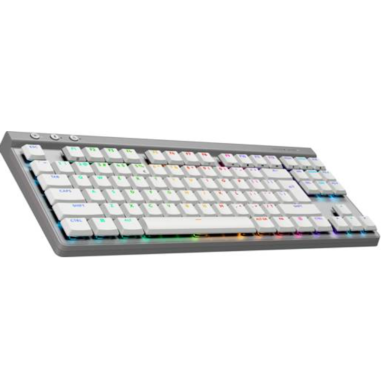 Teclado Mecánico Logitech G515 LightSpeed TKL (Switch GL, Bluetooth, Inglés, Blanco) 2