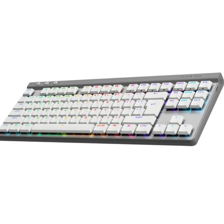 Teclado Mecánico Logitech G515 LightSpeed TKL (Switch GL, Bluetooth, Inglés, Blanco) 3