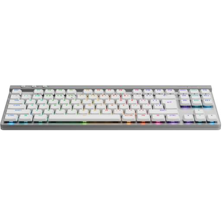 Teclado Mecánico Logitech G515 LightSpeed TKL (Switch GL, Bluetooth, Inglés, Blanco) 4
