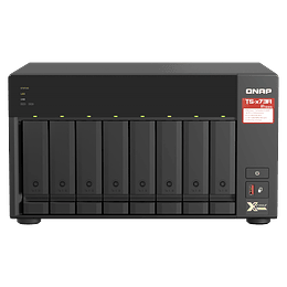 Servidor NAS QNAP 8-Bay torre AMD Ryzen with 2.5