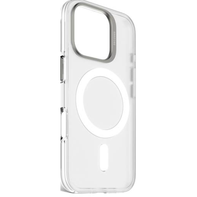 Funda plastico reciclado Magsafe iPhone 16 Pro Decoded blanco/transparente 2