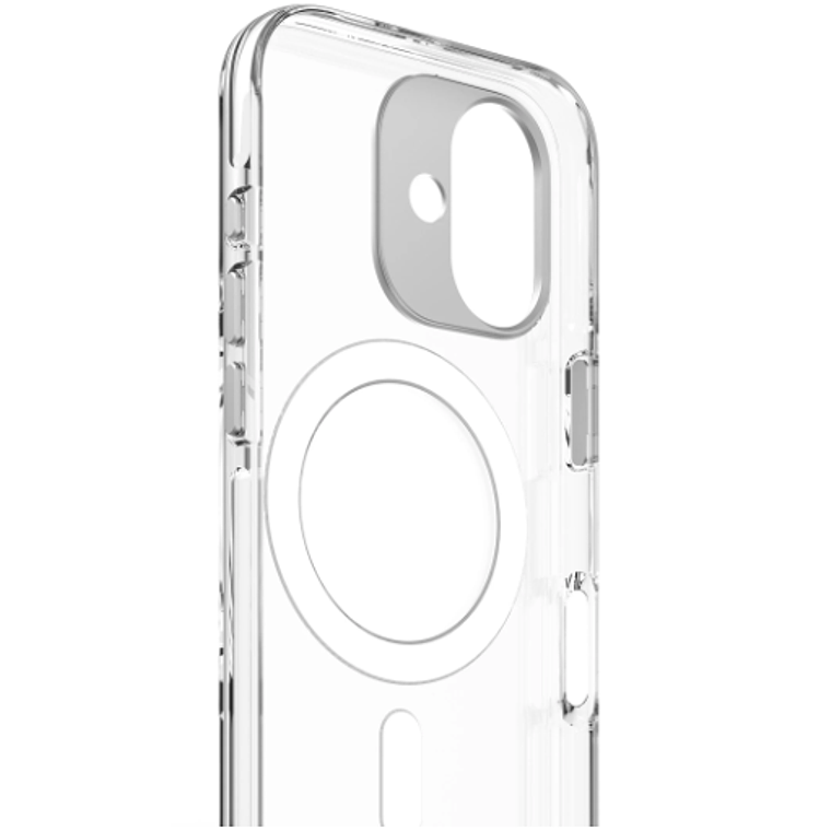Funda plastico reciclado Magsafe iPhone 16 Decoded transparente 3