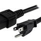 Cable de alimentación resistente de 10 pies (9.8 ft), CA NEMA 5-15P a C19, 15A 125V, 14AWG - Miniatura 1