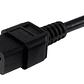 Cable de alimentación resistente de 10 pies (9.8 ft), CA NEMA 5-15P a C19, 15A 125V, 14AWG - Miniatura 2