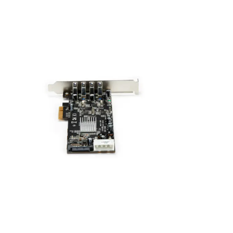 Adaptador Tarjeta PCI Express PCI-E 4 Puertos USB 3.0 UASP 2 Canales de 5Gbps  2