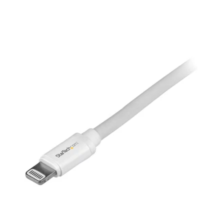 Cable de 2m Lightning de 8 Pin a USB A 2.0 para Apple iPod iPhone iPad - Blanco 3